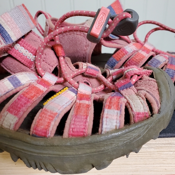 Keen Raya Honeysuckle Shoes Washable Closed Toe Whisper Pink Sandals kids sz 10 - Picture 5 of 8